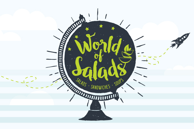 World of Salads Branding
